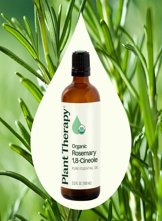 Plant Therapy Organic Rosemary Essential Oil 100 mL (3.3 oz), 100% Pure, USDA Certified Organic, Undiluted, Natural Aromatherapy, for Healthy Hair - Image 3